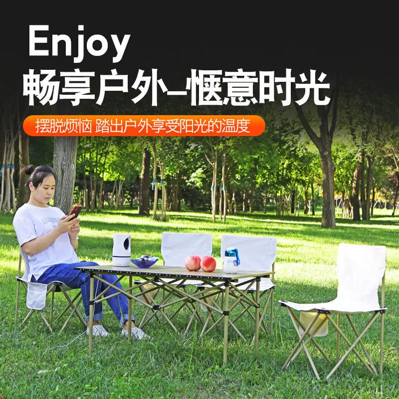 Портативный раскладной стол и стул для outdoor, походный стол, стол для автоприцепа, самодвижущая жарочная ролл-egg стол