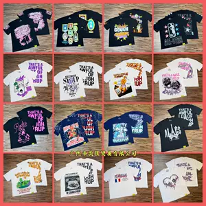 เสื้อยืดแขนสั้น คุณภาพสูง สไตล์ยุโรปและอเมริกา ทำจากผ้าฝ้ายแท้ พิมพ์คำว่า “That's a Awful Lot of Cough Syrup”