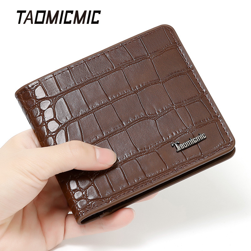 Cross-Border Men's 80% off Short Leather Wallet Pu Leather Case Stone Pattern Business Banknote Card Wallet Wholesale Cross-Border Men's 80% off Short Leather Wallet Pu Leather Case Stone Pattern Business Banknote Card Wallet Wholesale