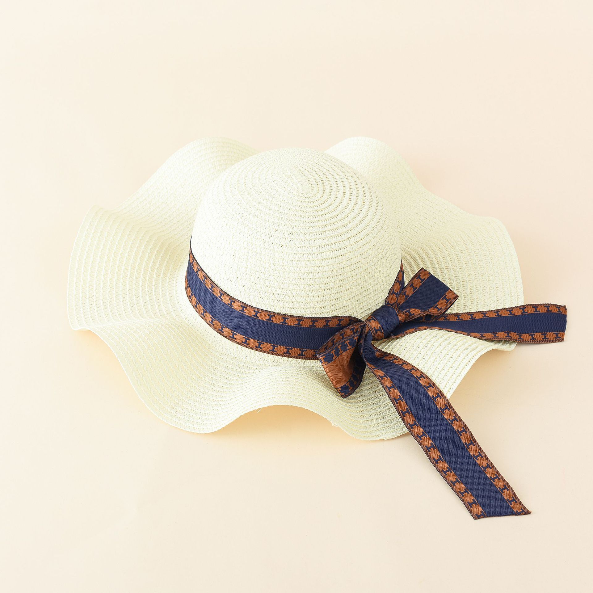 Sombrero femenino verano playa Sombrero estilo coreano plegable sombrero de paja al aire libre viajes vacaciones protección solar sombrero solar