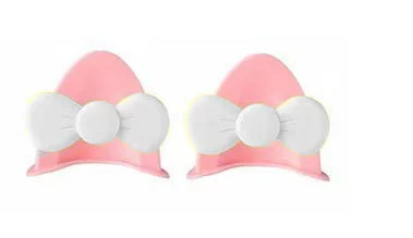 Dəbilqə (Kaska) aksesuarları — Random Stickers, Accessories, Bows - cat-eared-butterfly-pink-and-white