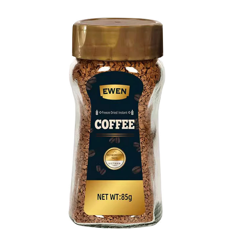 Ewen Italian Vietnamese Imported Selected Freeze-Dried Coffee 85G/Can Rich and Mellow Selected Coffee Beans Ground Ewen Italian Vietnamese Imported Selected Freeze-Dried Coffee 85G/Can Rich and Mellow Selected Coffee Beans Ground