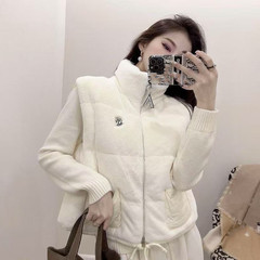 2025秋冬新款毒家现货原标M蒙家泰迪绒柔软面料女士羽绒服马甲