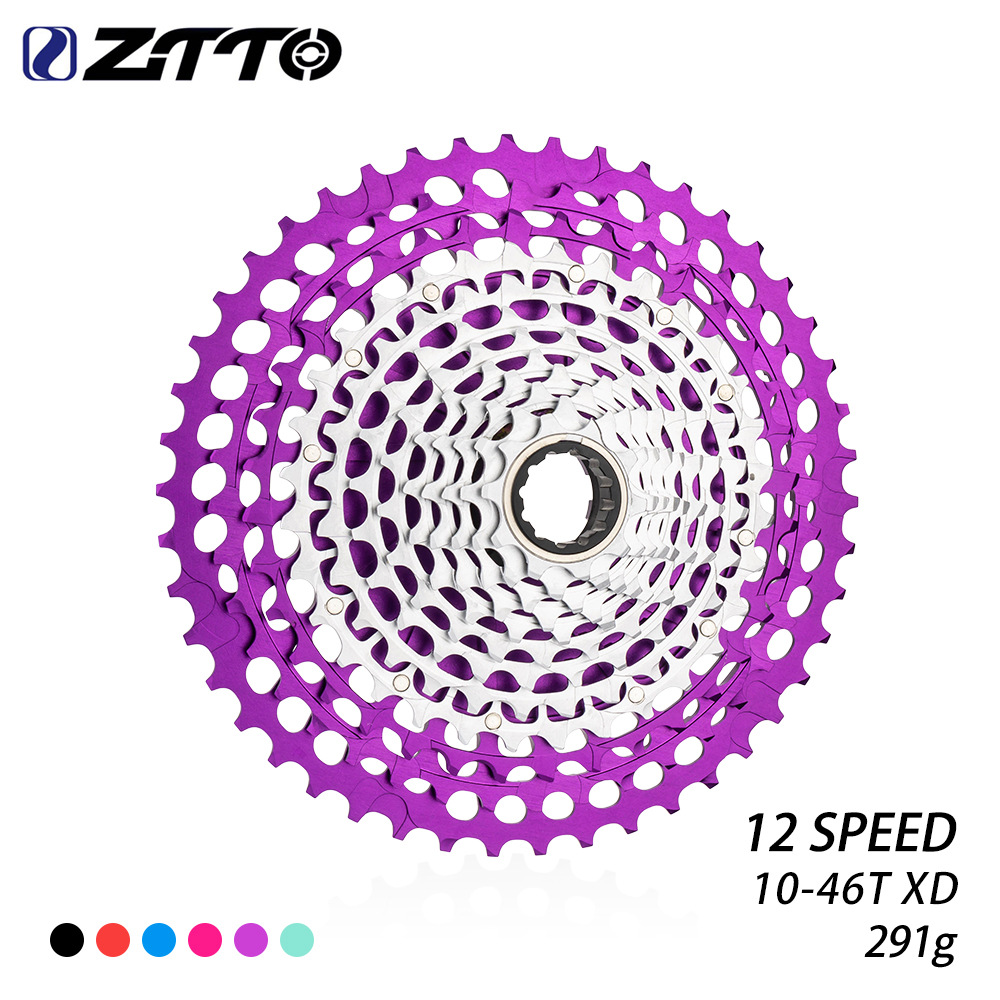 ZTTO Volante ultraligero de 12 velocidades Volante de montaña XD Base de la torre CNC Engranaje de escalada hueco integrado 10-46T