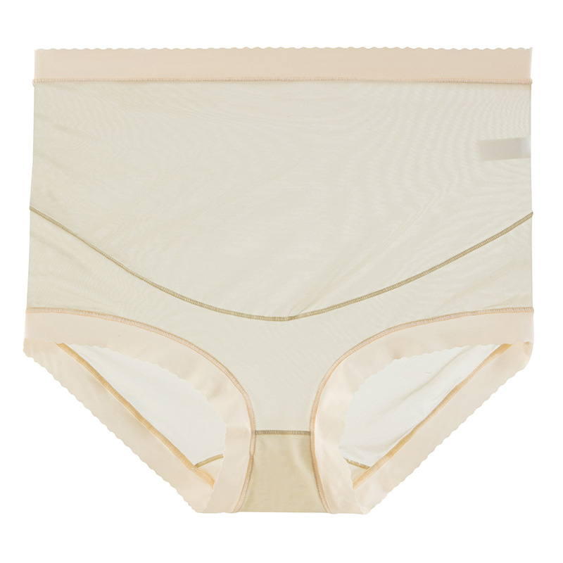 Ropa interior para mujeres embarazadas, cintura alta, abdomen, especial para el embarazo, pantalones cortos de entrepierna de algodón sin costuras de seda de hielo de gran tamaño para el embarazo medio y tardío