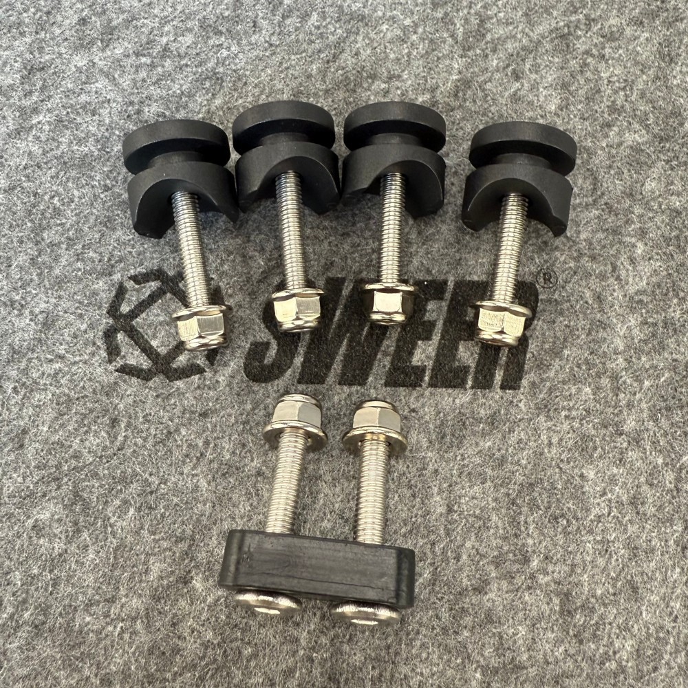 Universal Motorcycle Tail Box Buckle Aluminum Alloy Bottom Screw Kit Tail Box Accessories Kit Brand New Motorcycle Tail Box Accessories Kit