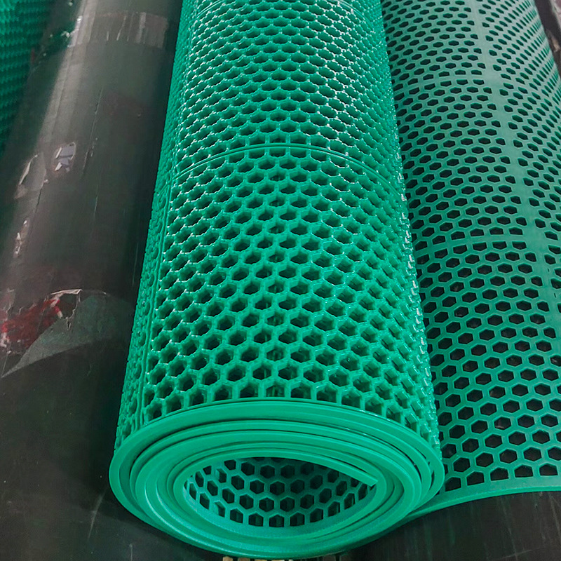 防滑墊整卷蜂窩地墊蜂巢PVC塑料地膠鏤空防水防滑浴室墊