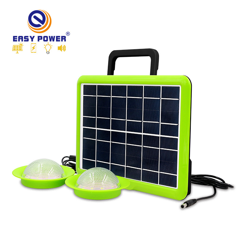 Multifunctional integrated solar lighting power system Photovoltaic panels 4 18650 lithium batteries Portable speaker system