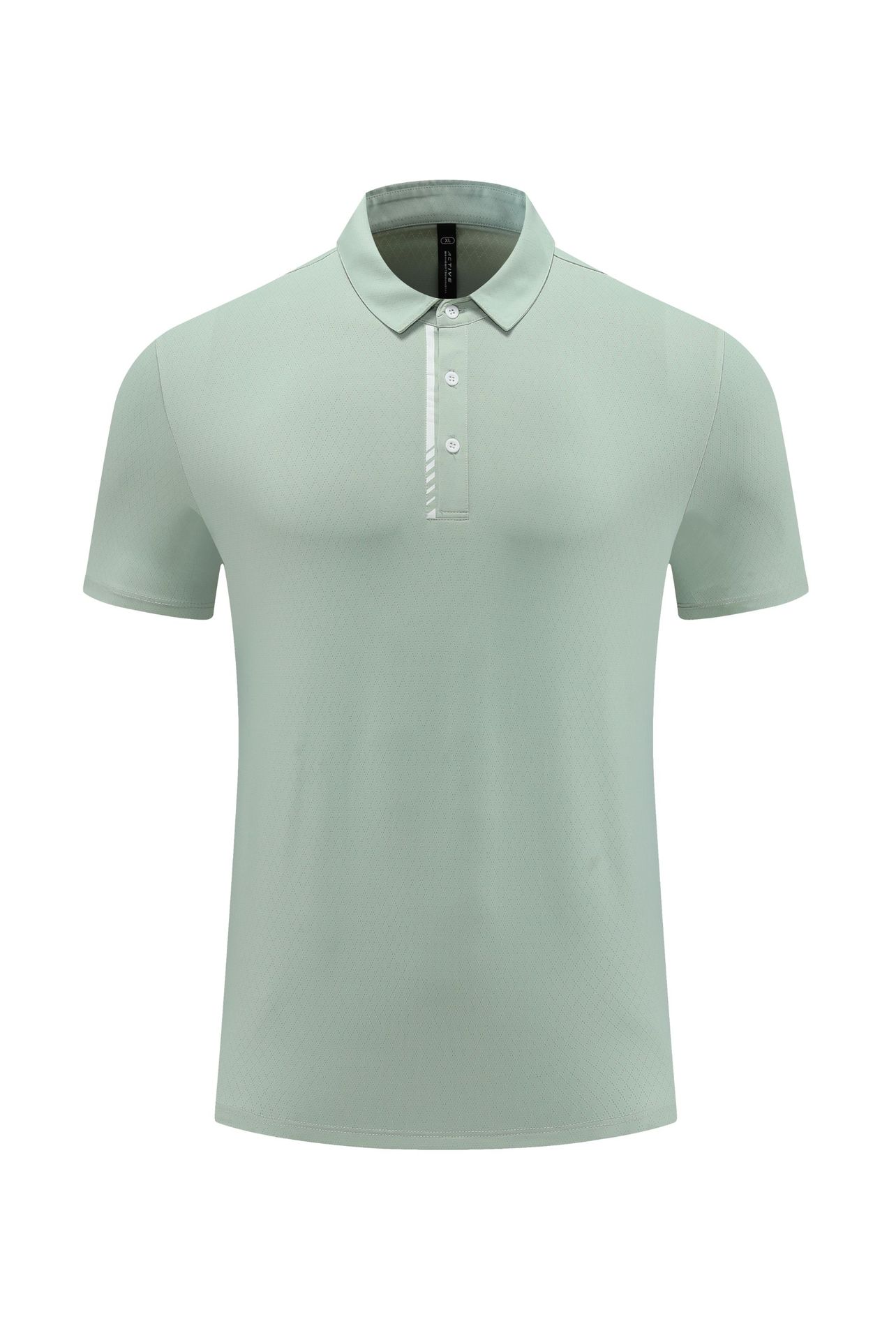 Polo de secado rápido transpirable sensible al hielo camisa de verano de los hombres de negocios de manga corta casual solapa superior de moda deportes ropa de fitness
