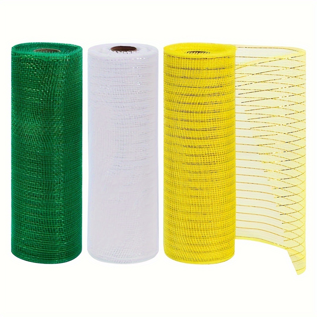 Lot de 18 nœuds en maille pour Noël, rouleau de maille pour déguisement, cadeau DIY, ruban PP, couleur, Halloween_voghion.com