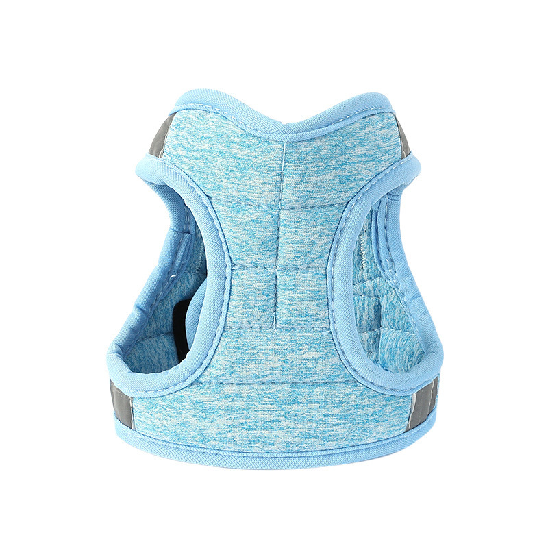 Correa de perro gatito chaleco reflectante correa de pecho correa de gato anti-rotura transpirable lindo Cadena de perro pequeño