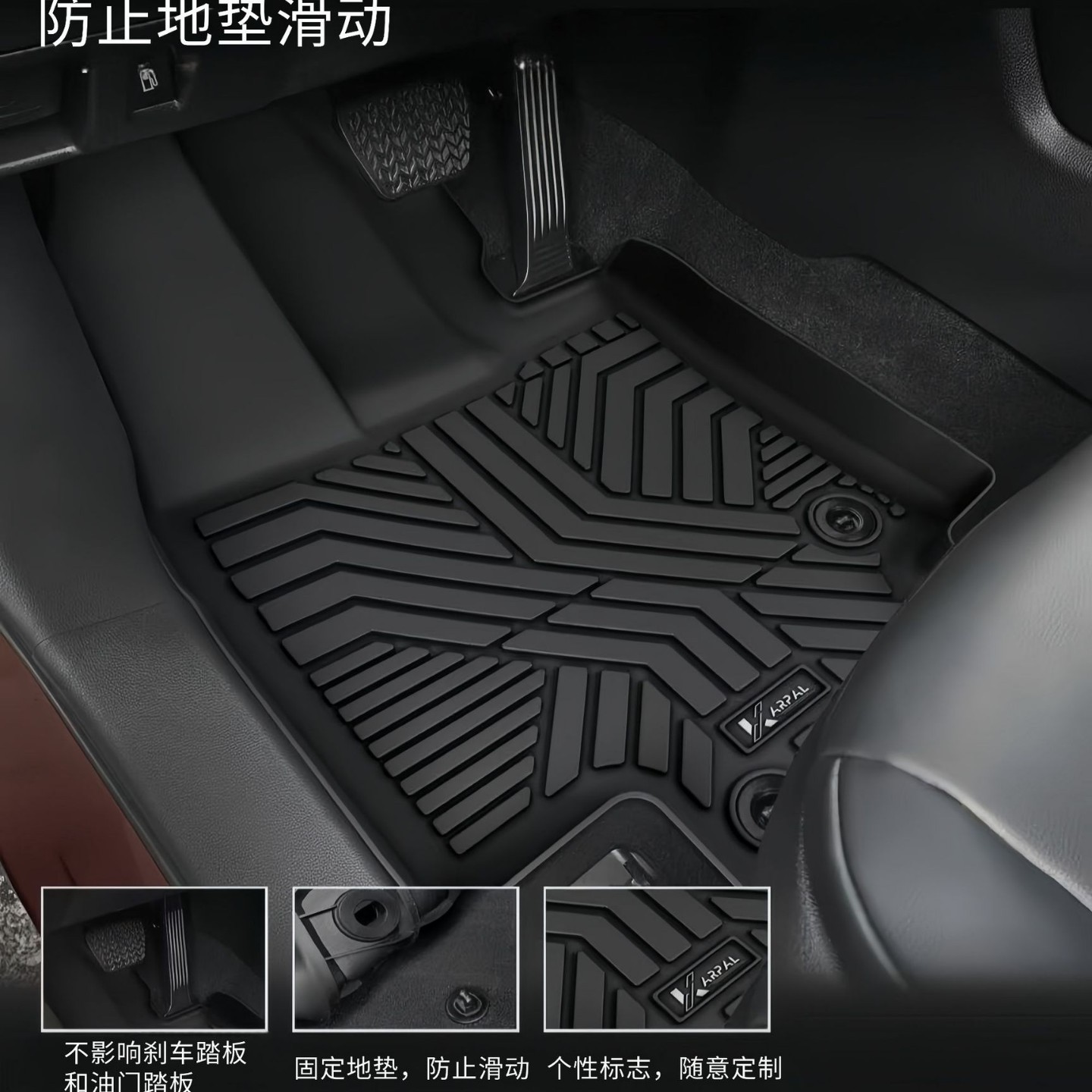 Cross-border Jimny Suzuki Jimny2023 5 puertas coche especial 5D personalizado cojín de pie de automóvil TPE