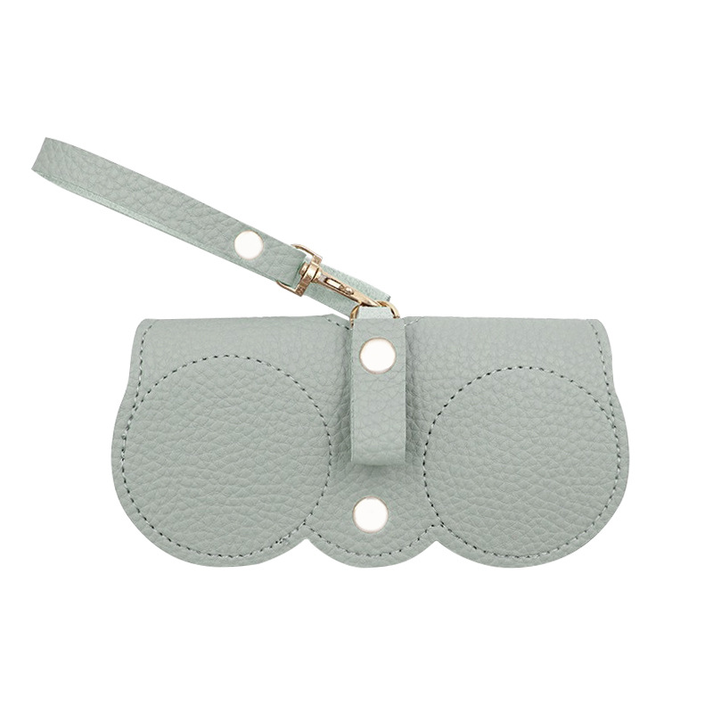 Gafas populares bolsa de almacenamiento portátil gafas de sol cubierta protectora colgante bolsa de gafas para viajar de moda y simple