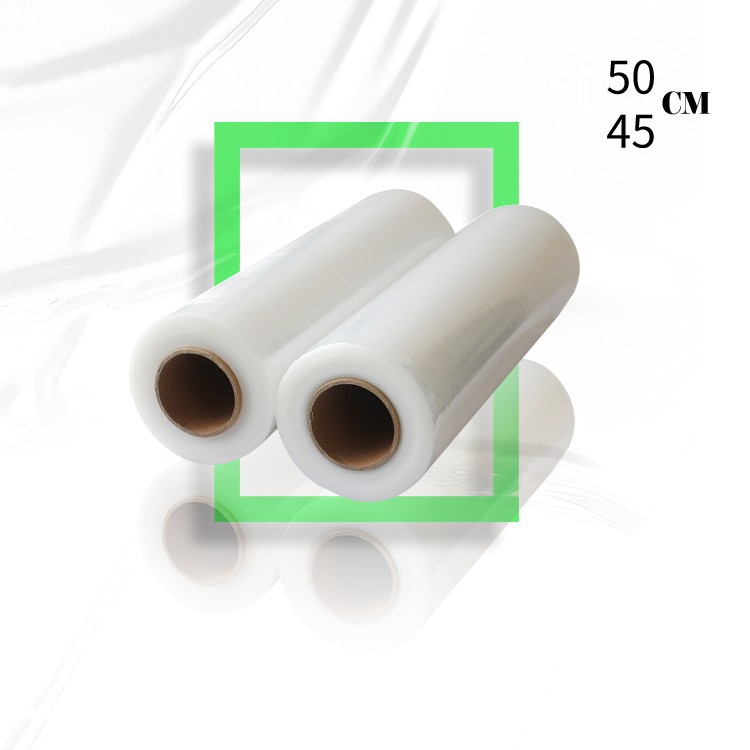 断桥铝门窗透明包装拉伸膜宽50cm厂家批发包装大小缠绕膜多颜色
