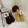加厚厚底防滑圆头短靴