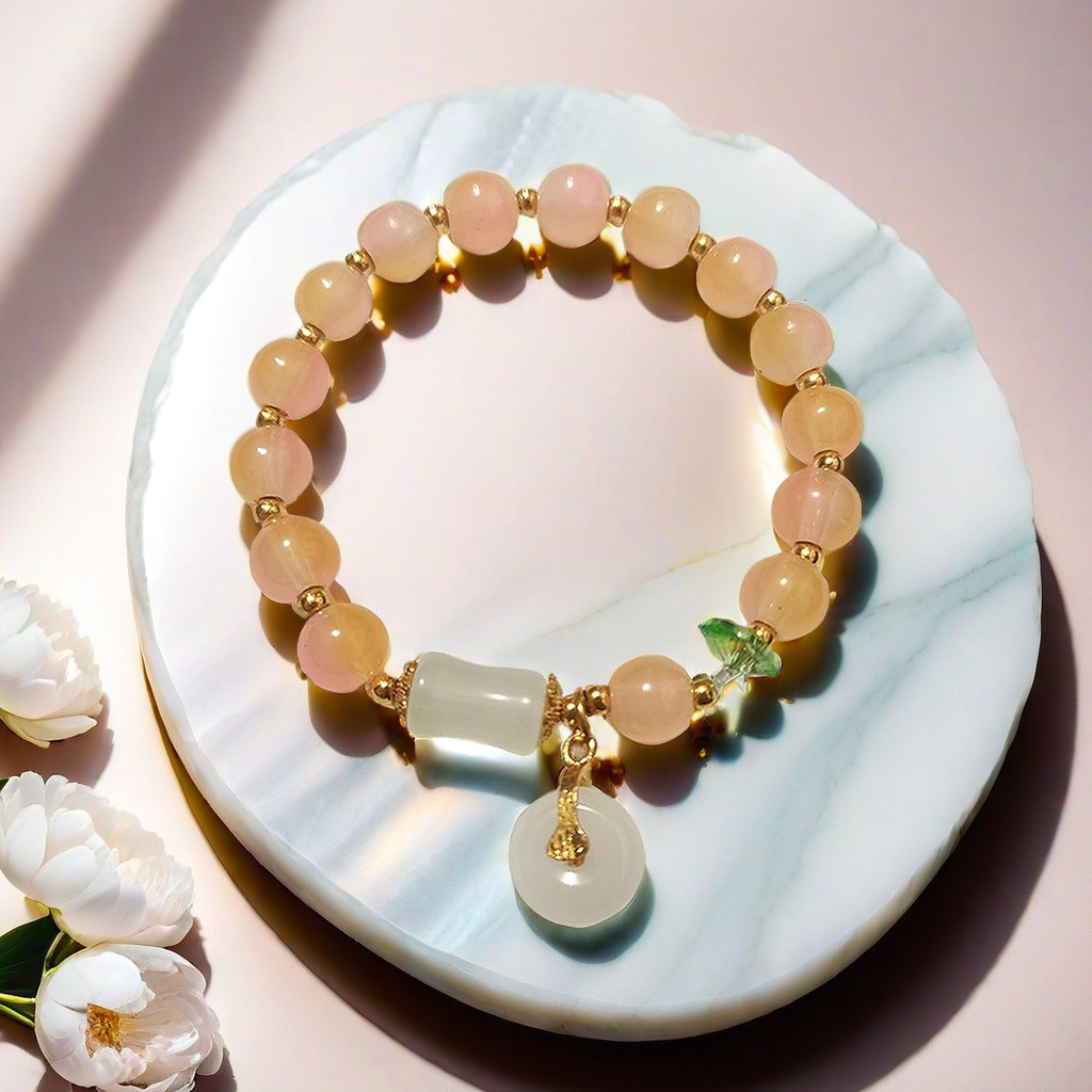 Pulsera de Lirio de los Valles Súper Hada, Promoción Especial 2025, para Mujer, Fresca y Única, Sensación de Alta Gama, Regalo de Pulsera con Cuentas para Mejor Amiga Estudiantil