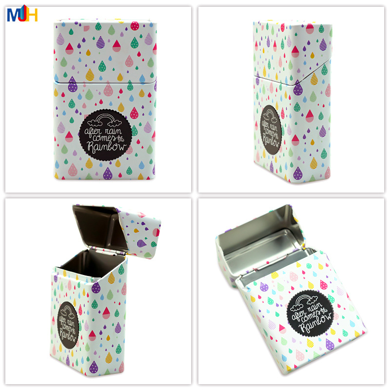 定制香烟20只装铁盒烟丝铁盒马口铁铁罐铁盒包装盒批发自定义图案