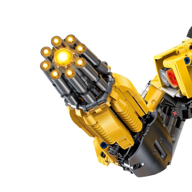 Gu Li 997 deformación héroe Hornet Mech modelo compatible con Lego montado alta dificultad juguete bloques construcción al por mayor