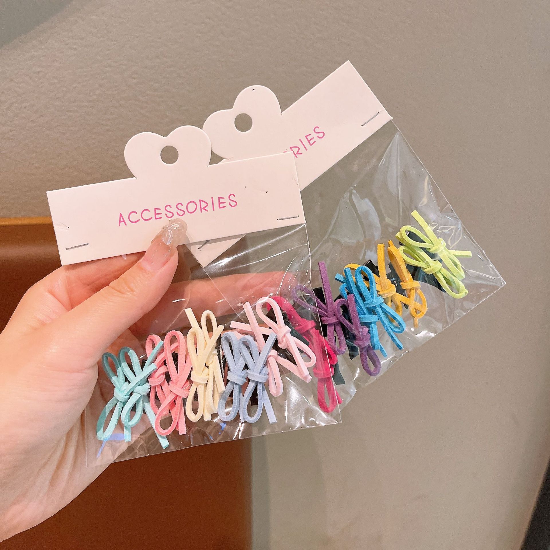 Nuevo color para niños, arco de dopamina, horquilla pequeña, horquilla para niña, accesorio para el cabello con clip lindo súper versátil