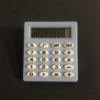 Mini small square calculator Macaron color simple blue