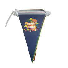 纸质拉旗串旗三角旗异型旗彩旗三角串旗大中小号串旗订做双面