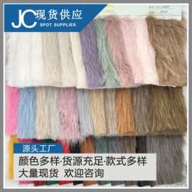 现货供应 雪狐 狐托卡面料 加厚狐狸毛 高低毛 金貂绒 服装整件