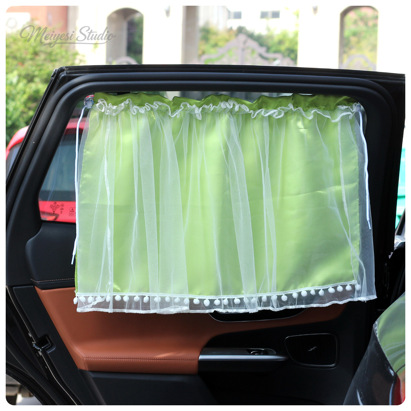 Nuevos productos cortinas de automóviles cortina solar para automóviles de bebé ventana lateral cortina solar tipo ventura cortina solar de cristal satin