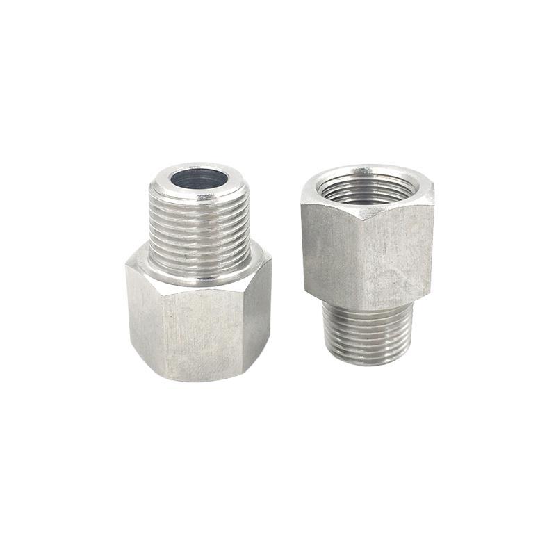 Adaptador de acero inoxidable 304 NPT1 / 4 / NPT1 / 2 Adaptador de medidor de presión M14 * 1.5 Adaptador M20 * 1.5