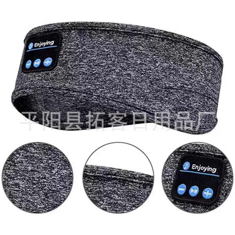 Новый беспроводной Bluetooth-платок, музыкальная спортивная Bluetooth-гарнитура с креплением на голову, Bluetooth-повязка для волос, повязка на голову для сна, затенение