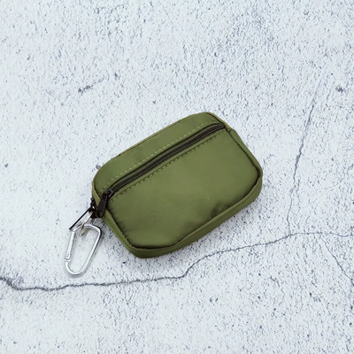 Static Rod/Key Bag: wallet, card holder, children's small bag - 211-military-green-with-hook