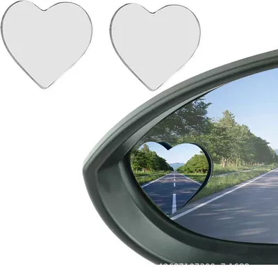 Large field of view rear view auxiliary mirror Edgeless Small Round Mirror Reversing High-Definition
