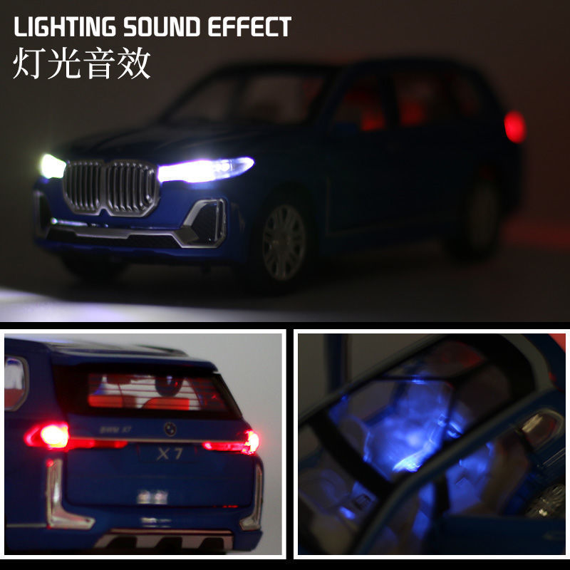 BMW XM 럭셔리카 로고 레이싱 합금 자동차 모델 키즈 소년 선물 금속 장난감 자동차 장식품 시뮬레이션 자동차 모델