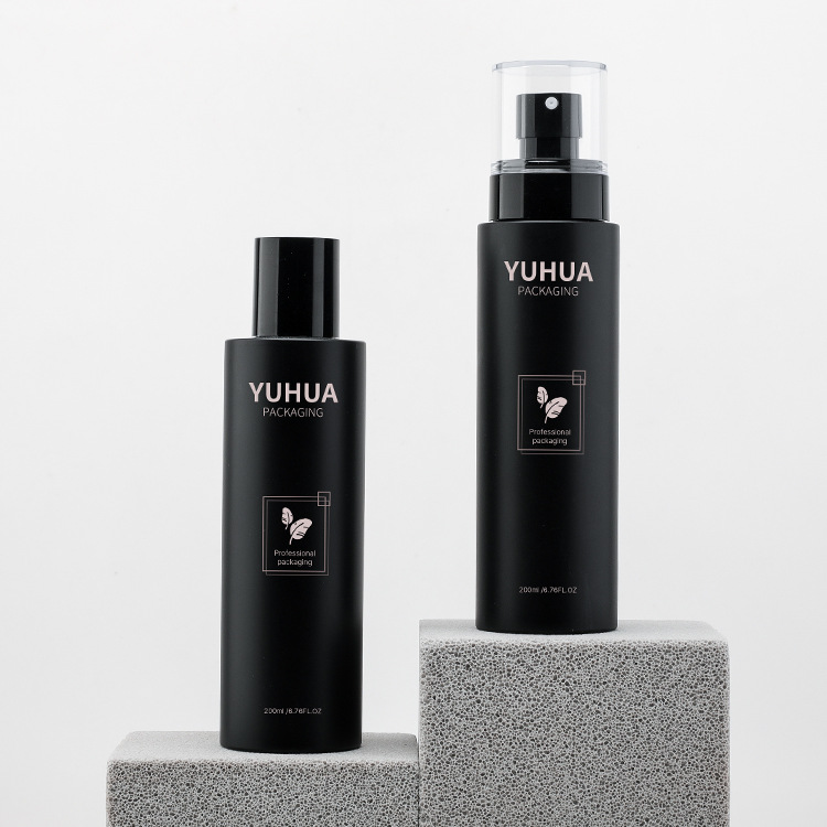 200ml喷雾瓶男士发胶定型喷雾瓶PET补水定妆喷瓶平肩化妆水瓶批发