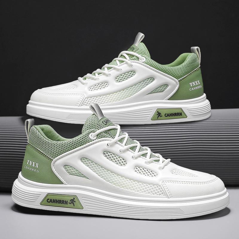 Fujian Four Seasons Zapatos de verano nuevos adolescentes todo-fósforo zapatos casuales zapatos deportivos de moda cómodos y ligeros zapatos de hombre de moda