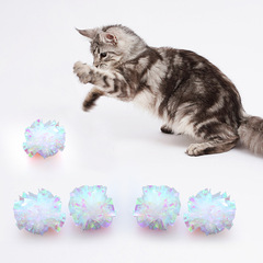Cat toy candy-colored rattling paper ball, cat toy, pet supplies, crystal ball that makes a rustling sound, factory