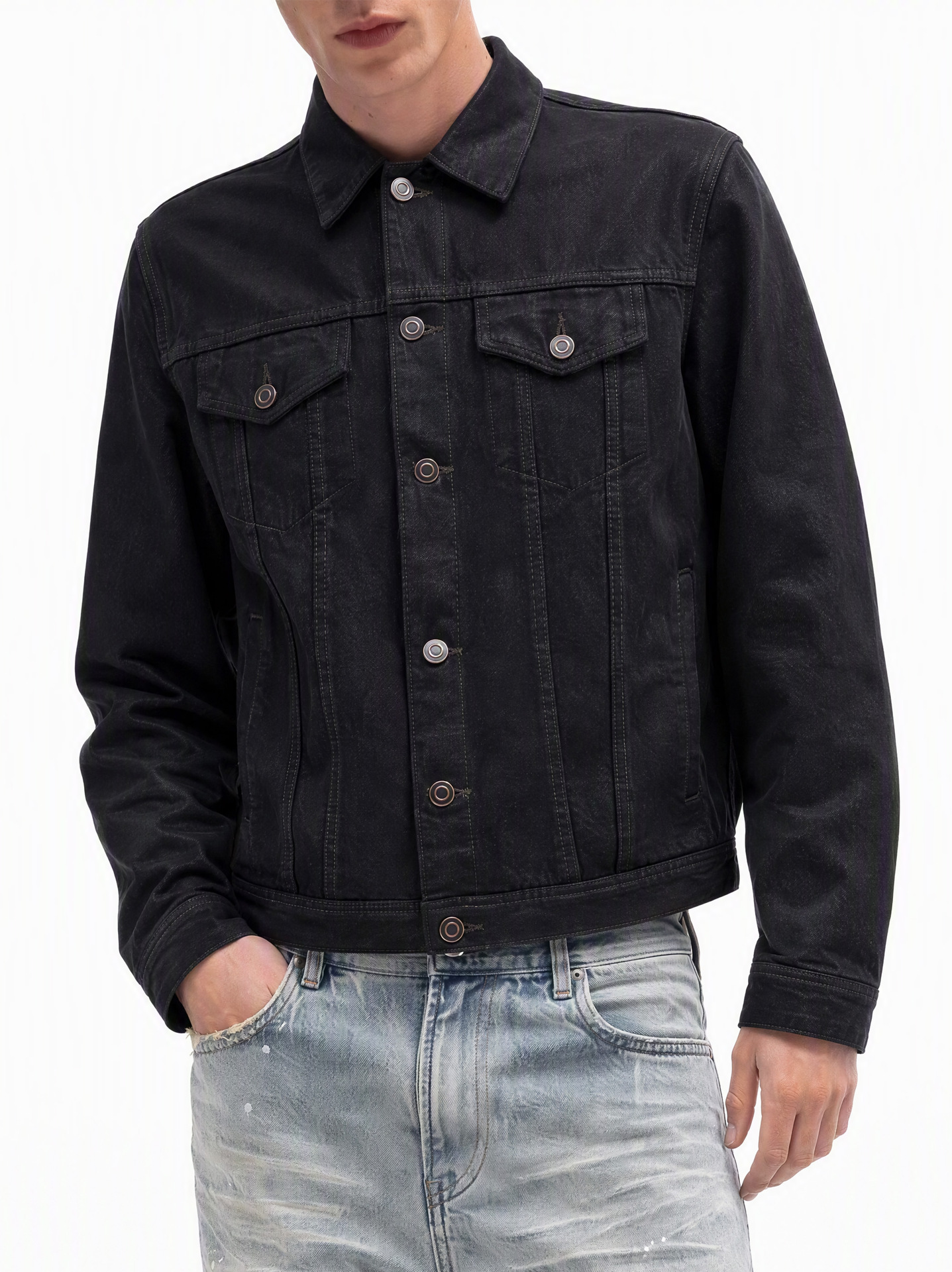 MADEEXTREME Waxed Moleskin Loose Jacket