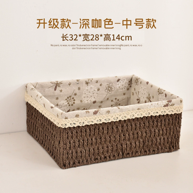 Storage system, straw storage basket, table storage box, direct factory sales
