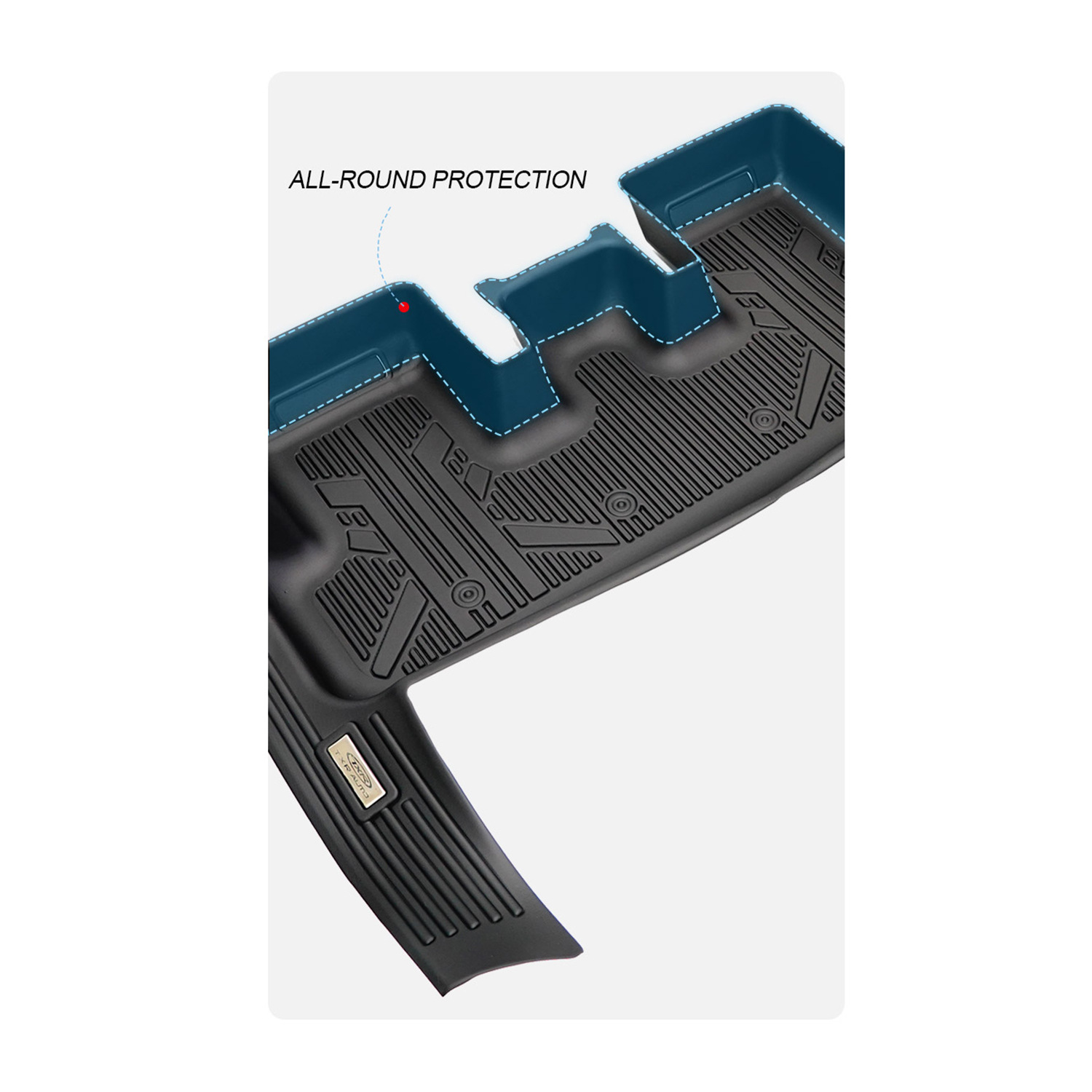 Adecuado para Tesla Car TPE alfombrilla para coche especial Model y 3 alfombrilla para maletero alfombrilla para pie de piso Mat