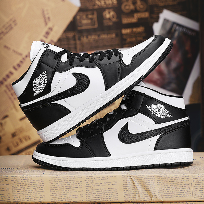 Aj Men's Shoes Putian Official Website Flagship Store Small Ash High-Top Shoes 2025 New Aj1 Women's Shoes Sports Basketball Shoes