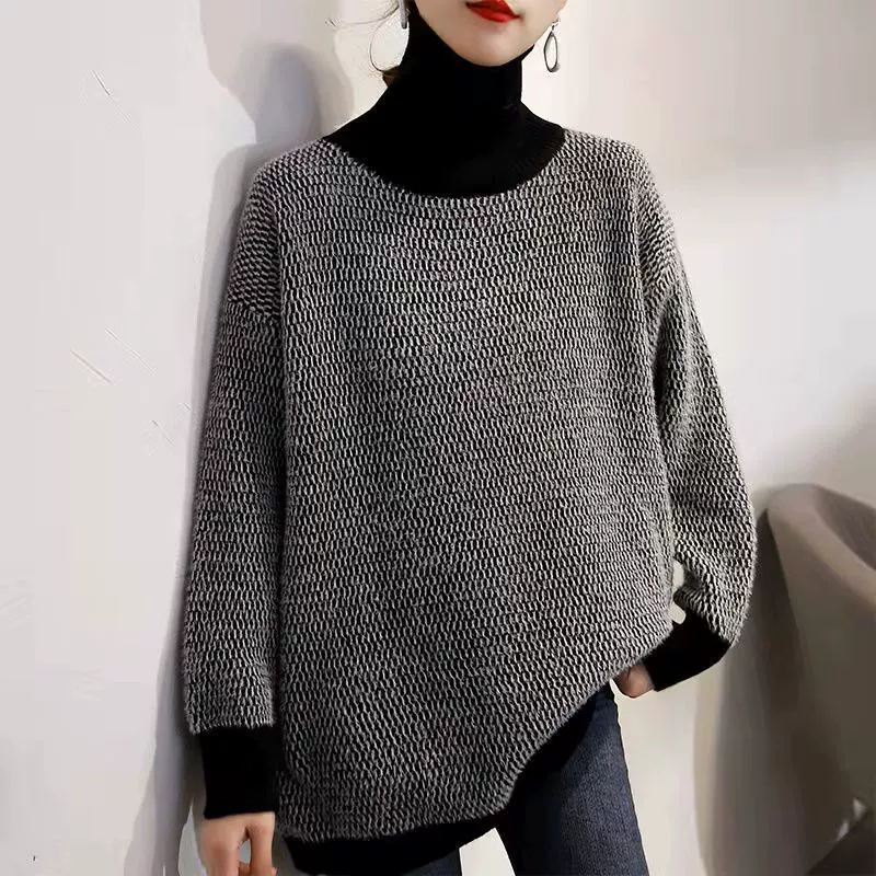 Вельветовый свитер, демисезонная японская база тёплые джинсы, oversize, корейский стиль