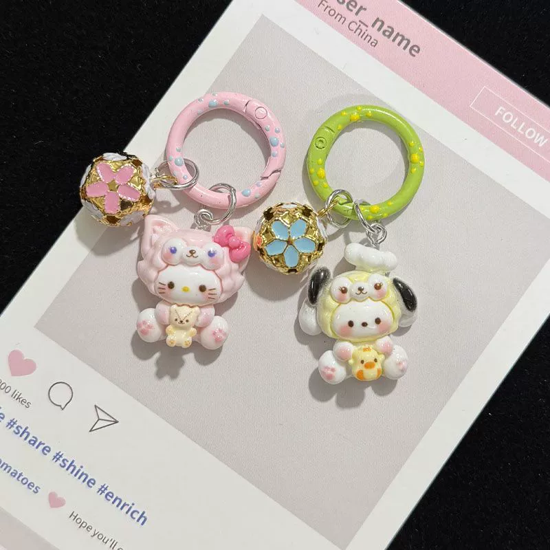 Sanrio, мультяшная подвеска, школьный рюкзак, подвеска
