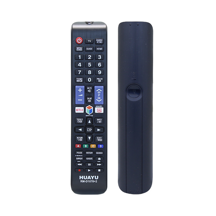 Fábrica directa HUAYU D1078 + 2 Netflix / primevideo para el control remoto de televisión Samsung