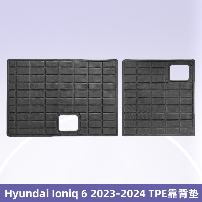 Aplicable a 23 - 24 modelos modernos Ioniq 6 3D todo el tiempo TPE esterillas impermeables