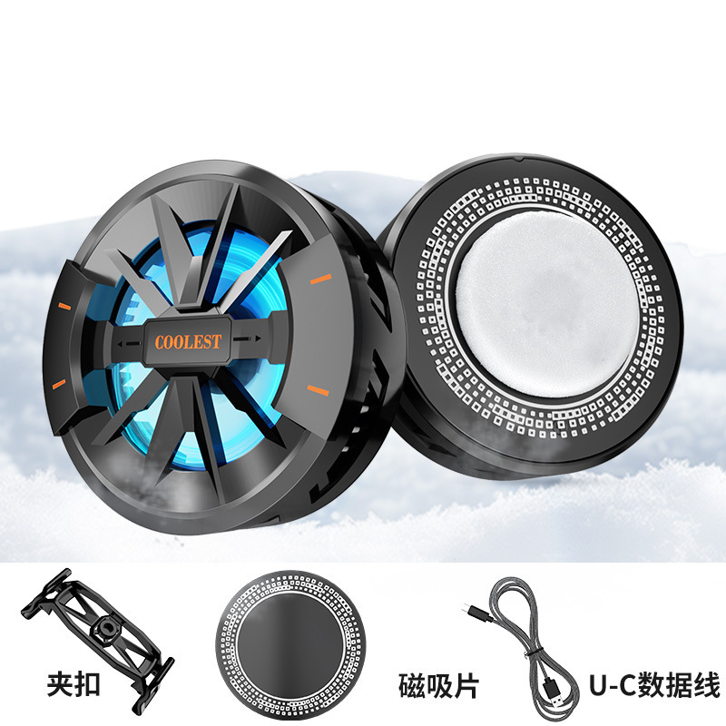Nuevo radiador de teléfono móvil JS86 radiador de sujeción magnética para teléfono móvil se puede congelar y silenciar para transmisión en vivo