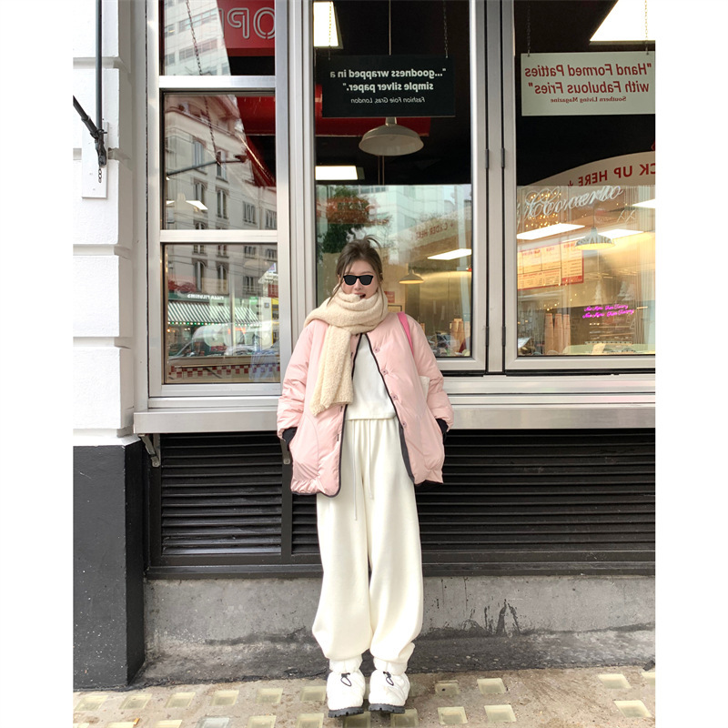 Wanantong Black&Pink! Cloud-Like Reversible down Jacket, Mid-Length Coat for Women, Winter Wanantong Black&Pink! Cloud-Like Reversible down Jacket, Mid-Length Coat for Women, Winter