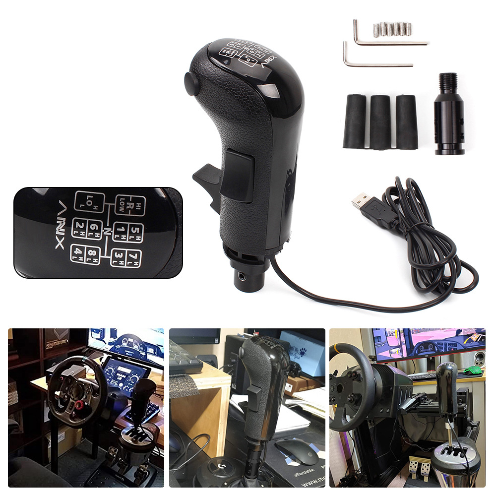 Juego de carreras rockero simulador Gear Shifter shift Head balonmano para Logitech G29 G27 G25 G923