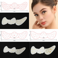 Cross-border Wholesale Irregular Shaped Gold Foil Freckle Stickers | European & American Style Face Makeup Stickers | Tattoo-Style Freckle Stickers