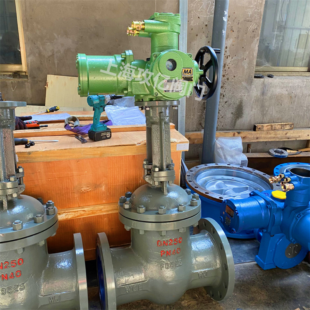 矿用隔爆一体式电动闸阀MKZ941H-64C DN150 电压AC380V/AC1140V