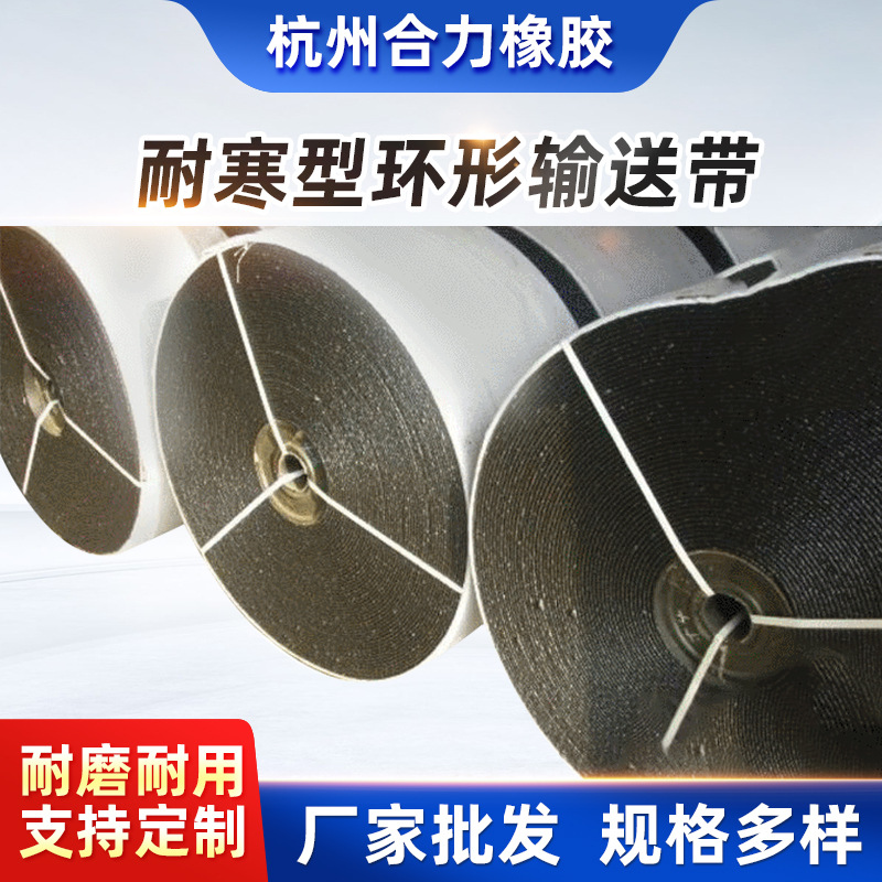 厂家供应橡胶耐寒型环形输送带 耐寒带批发运输带 工业输送带