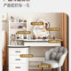 Dressing Table Bedroom Modern Simple Cupboard Integrated Small Apartment Storage Cabinet Cream Style Desk with Mirror Dressing Table